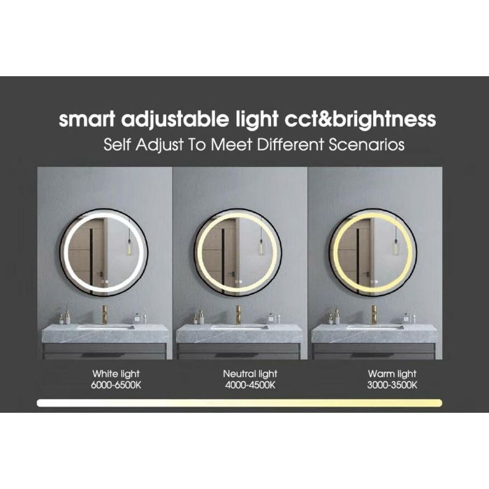 Espejo Vestidor Home ESPRIT Negro Aluminio 60 x 0,5 x 165 cm 1