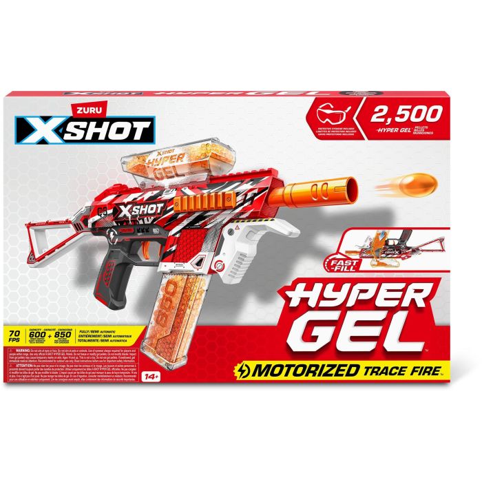 Zuru X-SHOT Hyper Gel Blaster Automático y Semiautomático - 2500 Perdigones - Alcance 51 m/seg 1 Zuru X-SHOT Hyper Gel Blaster Automático y Semiautomático - 2500 Perdigones - Alcance 51 m/seg 1