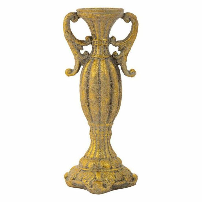 Candelabro Alexandra House Living Oro Resina 14 x 33 x 14 cm 4