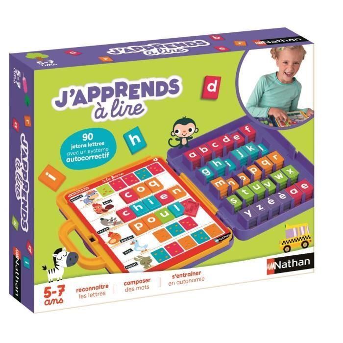 Nathan Juego educativo 'Estoy aprendiendo a leer' para niños y niñas de 5+ años - 90 palabras diferentes 2