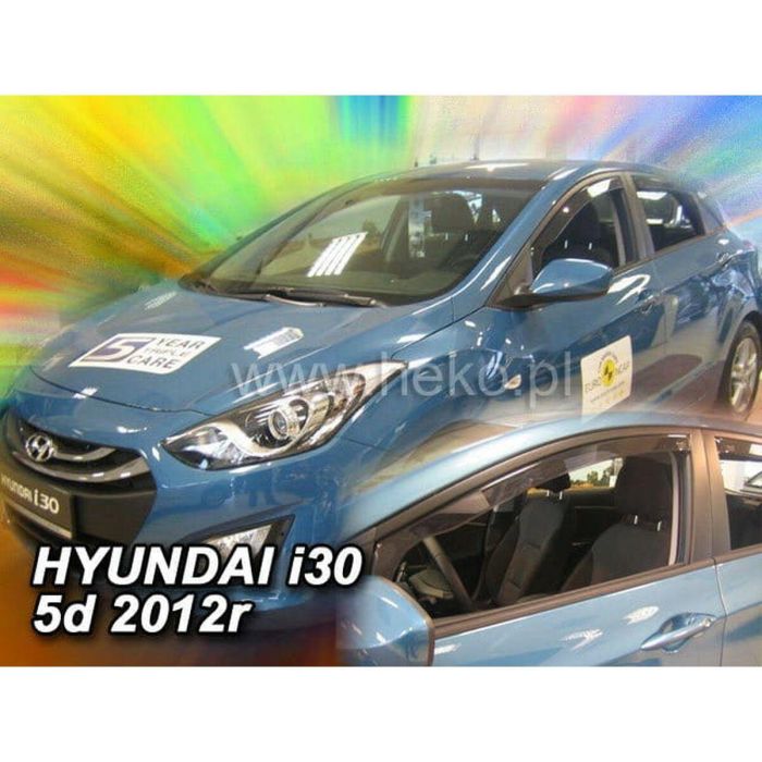 Deflector de viento HEKO HO17273 HYUNDAI I30 II HTB/WAGON Frontal 2 Piezas 1