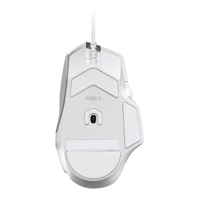 Logitech G LOG5099206096325 Ratón Gaming G502 X Wire, Botones Híbridos Force Lightforce, Sensor Hero 25K - Blanco 4