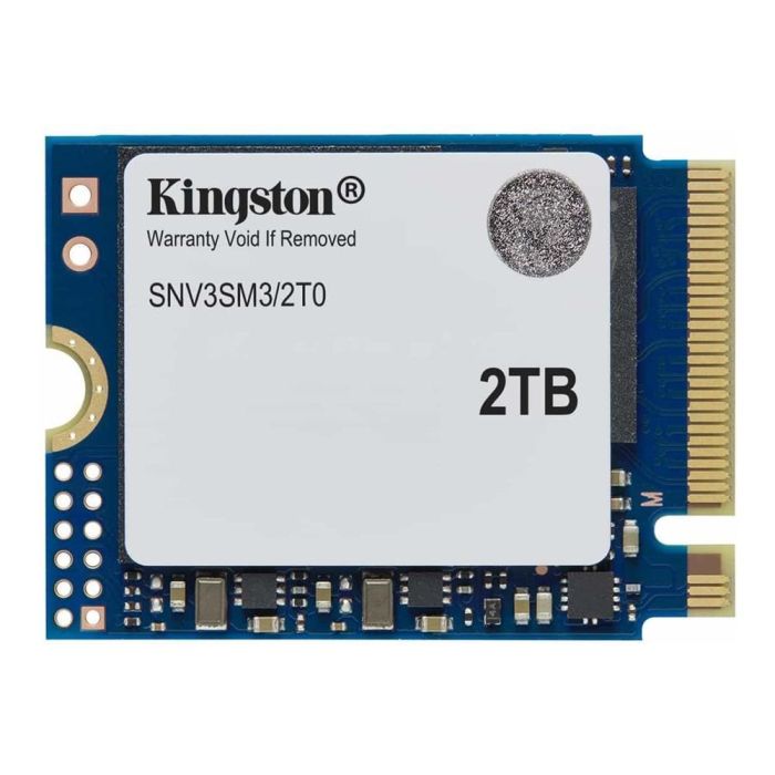 Kingston SNV3SM3/2T0 Unidad de Estado Sólido SSD NV3 2TB M.2 2230 NVMe PCIe 4.0 6000/5000MB/s para Portátiles y Consolas