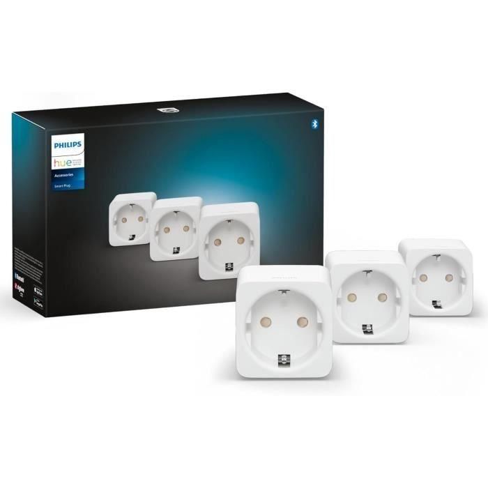 Philips Hue PHI8720169258341 Juego de 3 enchufes conectados - Blanco 0 Philips Hue PHI8720169258341 Juego de 3 enchufes conectados - Blanco 0