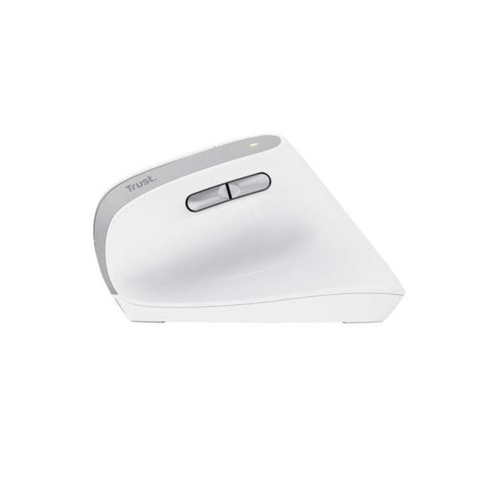 Ratón Ergonómico Inalámbrico Trust Bayo II/ Batería recargable/ Hasta 2400 DPI/ Blanco 2 Ratón Ergonómico Inalámbrico Trust Bayo II/ Batería recargable/ Hasta 2400 DPI/ Blanco 2