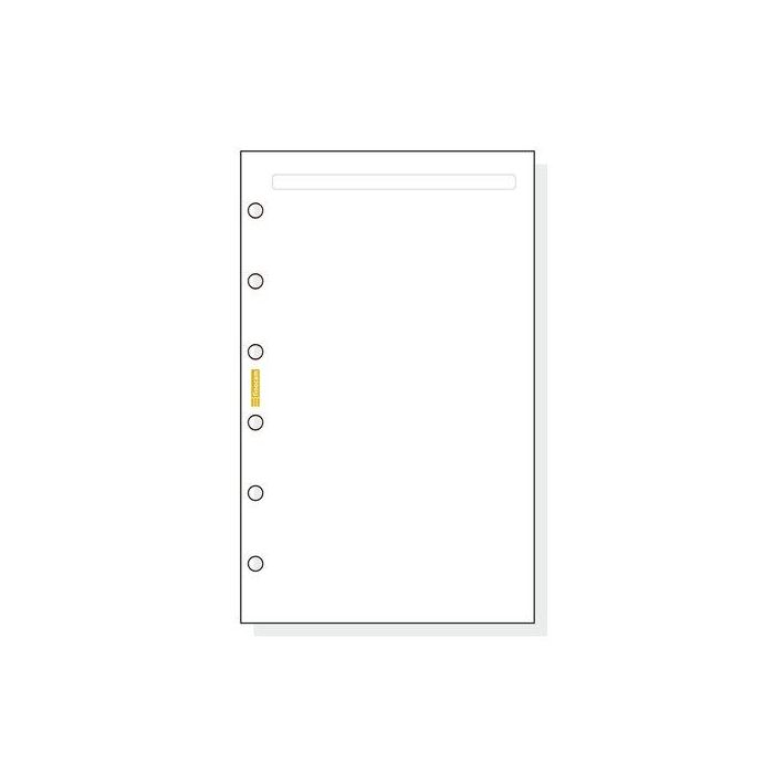 Recambio Agenda Finocam C342 Classic 603 79X127 Liso 50H