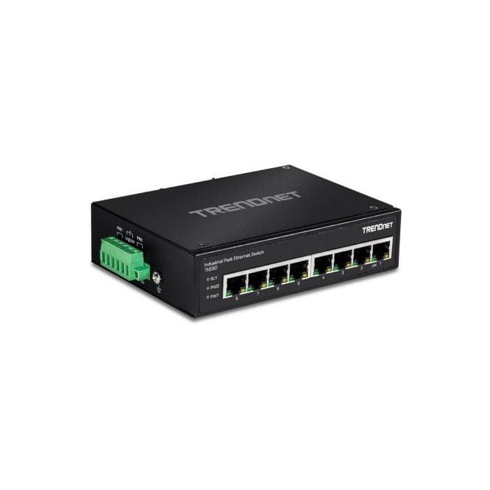 Switch TRENDnet TI-E80 8 Puertos/ RJ-45 Gigabit 10/100 Switch TRENDnet TI-E80 8 Puertos/ RJ-45 Gigabit 10/100