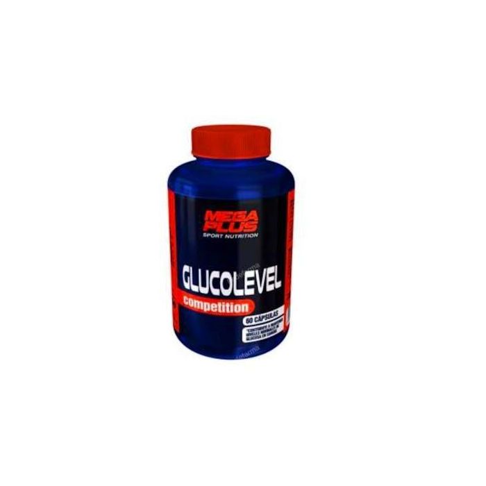 MEGA PLUS Glucolevel Competition 60 Cápsulas – Control de Glucosa con Cromo y Gymnema para Niveles Normales