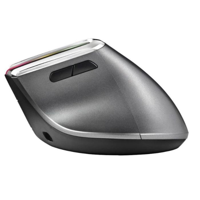 NGS Ratón Vertical Inalámbrico EVO KARMA Ergonómico Multidispositivo 2.4GHz USB Bluetooth 3.0 5.0 Recargable LED 3200 DPI para Diestros Plug and Play 2