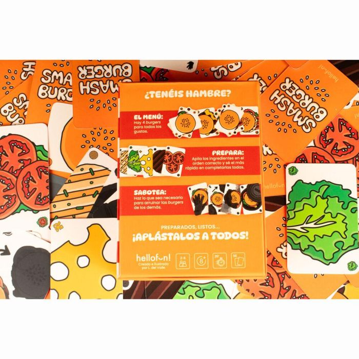 HELLOFUN! Juego Smash Burger Español para 2-6 Jugadores 3