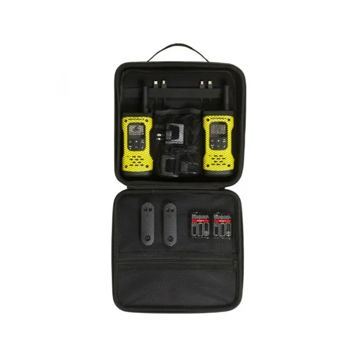 Motorola T92 H2O Walkie Talkie Banda PMR Alcance 10km IP67 Resistente al Agua Negro Amarillo 5