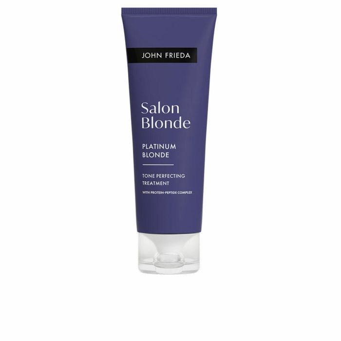 John Frieda SALON BLONDE Matizador Tono Platinum Cabello Rubio Frío Neutraliza Amarillos Fortalece 120ml