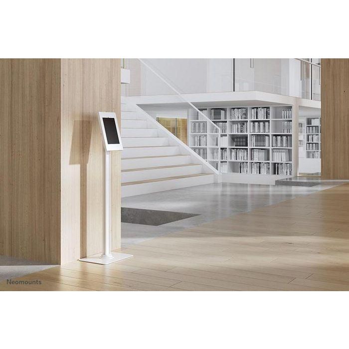 Neomounts FL15-650WH1 Tablet floor stand 9.7-11" - lockable, 27.9 cm (11"), 24.6cm (9.7"), White, Steel, 0 - 75°, 90° 9 Neomounts FL15-650WH1 Tablet floor stand 9.7-11" - lockable, 27.9 cm (11"), 24.6cm (9.7"), White, Steel, 0 - 75°, 90° 9