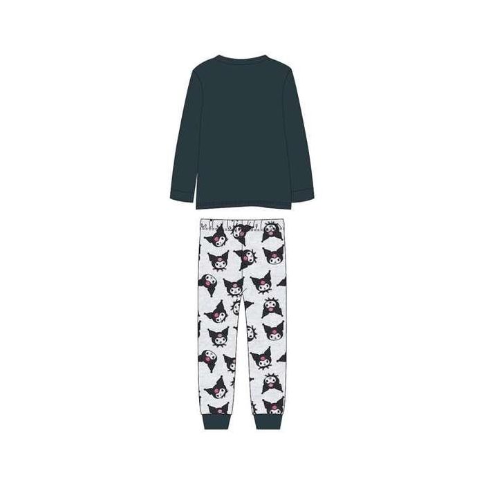 Pijama largo single jersey hello kitty kuromi 8 años 1 Pijama largo single jersey hello kitty kuromi 8 años 1