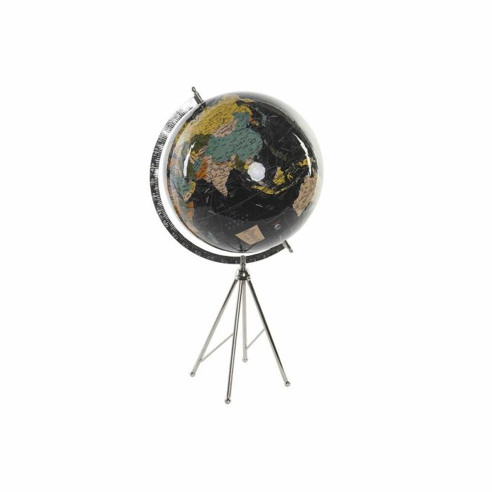 Globo Terraqueo Vintage DKD Home Decor Negro 33 x 60 x 31 cm