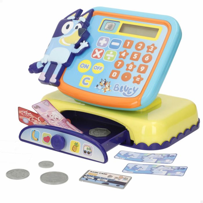 Caja Registradora de Juguete Bluey 19 x 15 x 13 cm (4 Unidades) 6 Caja Registradora de Juguete Bluey 19 x 15 x 13 cm (4 Unidades) 6