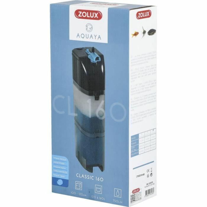 Zolux ZOL3336023265285 Filtro interior Classic para acuarios de 120 a 160 L, 750 L/h, 14W 1