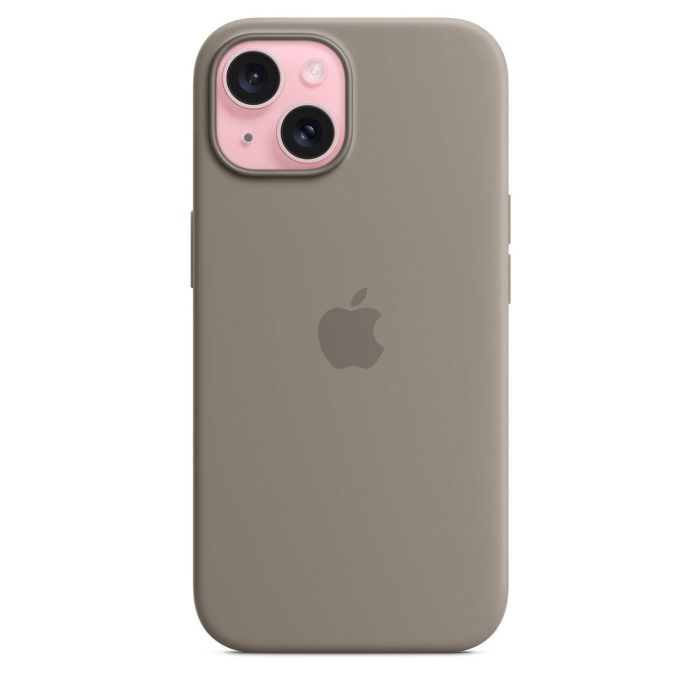 Funda para Móvil Apple MXPG3ZM/A Gris Apple iPhone 15 1 Funda para Móvil Apple MXPG3ZM/A Gris Apple iPhone 15 1