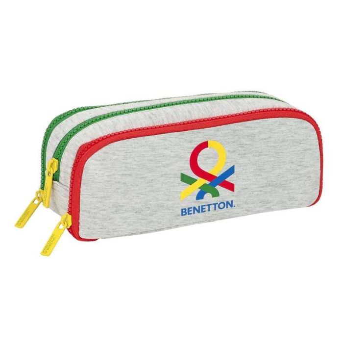 Portatodo Triple Benetton Pop Gris (21 x 8 x 8 cm) Portatodo Triple Benetton Pop Gris (21 x 8 x 8 cm)