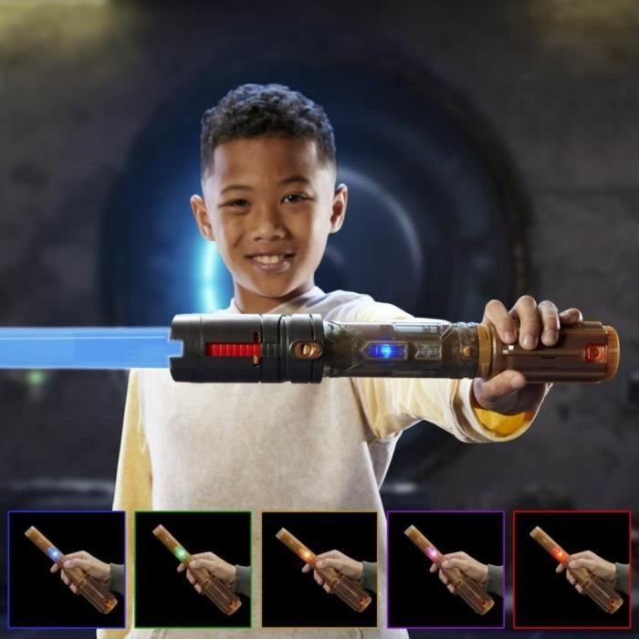 Hasbro HASF94995L0 Sable de Luz Electrónico Master Lightsaber Colors of the Force, hoja que cambia de color, 5 colores, para 6 años 2