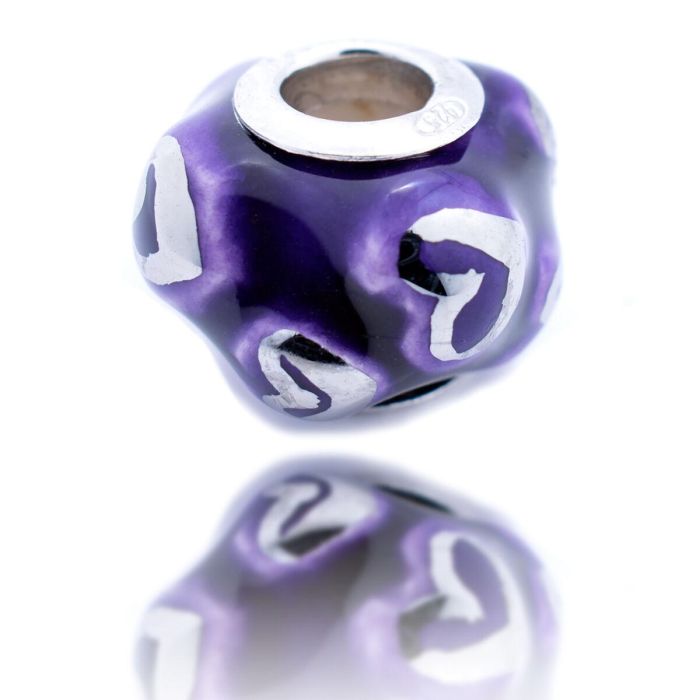 Abalorio Mujer Viceroy VMM0289-07 Morado 1 cm 1 Abalorio Mujer Viceroy VMM0289-07 Morado 1 cm 1