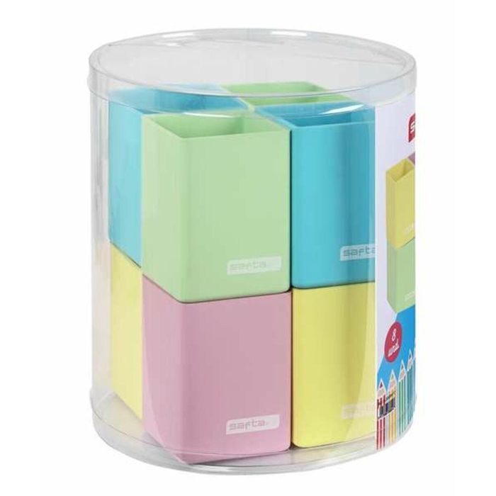 Safta Set de 8 Cubiletes de Silicona con Modelos Surtidos Aleatoriamente, Dimensiones 19,5x23 cm, Edad Recomendada +3 Años 2