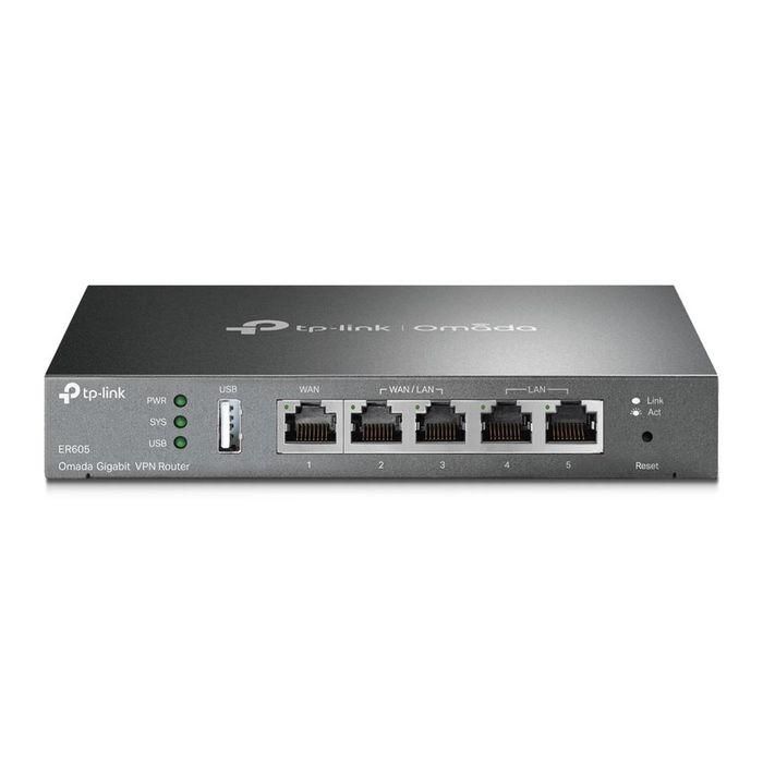 Tp-Link ER605 Router VPN Gigabit Omada SDN, 5 Puertos Gigabit, 3 WAN, USB para Banda Ancha Móvil, 20 Conexiones IPsec Tp-Link ER605 Router VPN Gigabit Omada SDN, 5 Puertos Gigabit, 3 WAN, USB para Banda Ancha Móvil, 20 Conexiones IPsec