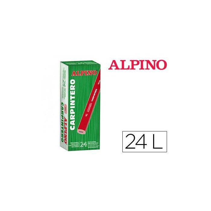 Lapices Alpino Carpintero Caja De 24 Unidades