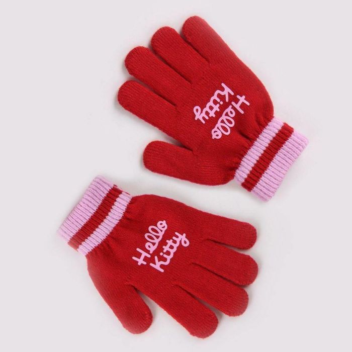 Gorro, Bufanda y Guantes Hello Kitty Rosa 3 Piezas 4 Gorro, Bufanda y Guantes Hello Kitty Rosa 3 Piezas 4