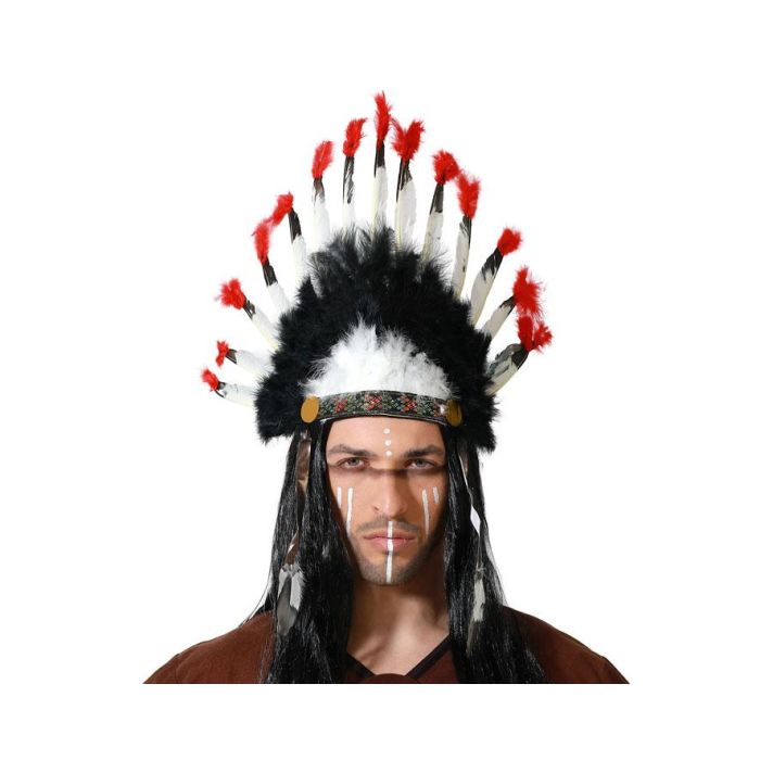 Plumas Indio Carnaval Hombre Adulto