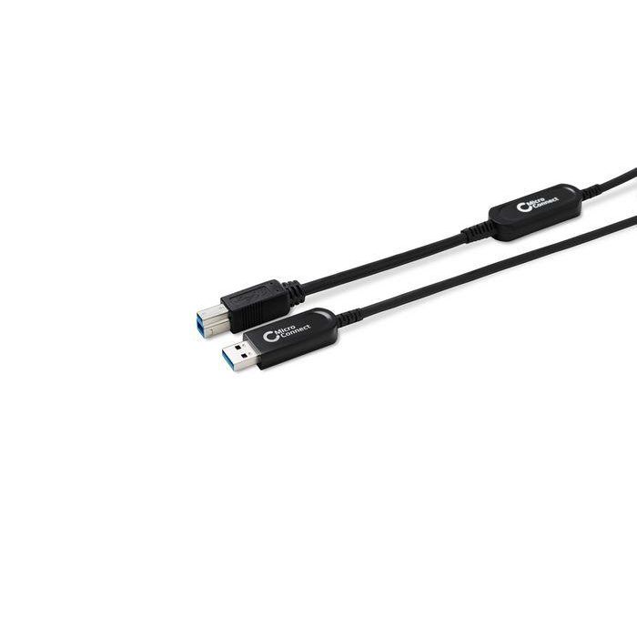 MicroConnect Premium Optic Fiber USB 3.2 Gen 2 A-B Cable, 15m MicroConnect Premium Optic Fiber USB 3.2 Gen 2 A-B Cable, 15m