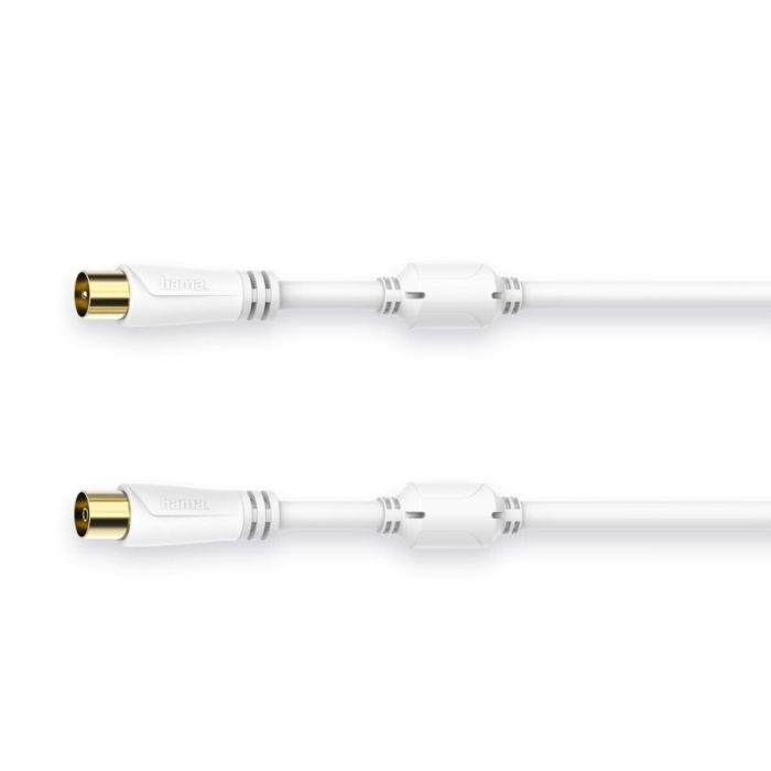 Cable Coaxial Antena TV Hama 00205245 Blanco 75 cm 2 Cable Coaxial Antena TV Hama 00205245 Blanco 75 cm 2