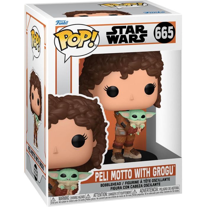 Funko Pop The Mandalorian Peli Motto - Figura de Vinilo de 9 cm con Caja Original 1 Funko Pop The Mandalorian Peli Motto - Figura de Vinilo de 9 cm con Caja Original 1