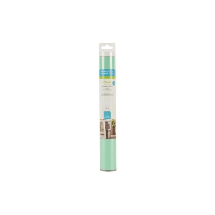 Cricut 2007718 Rollo de vinilo de termotransferencia, Menta, 305 mm x 1220 mm 2 Cricut 2007718 Rollo de vinilo de termotransferencia, Menta, 305 mm x 1220 mm 2