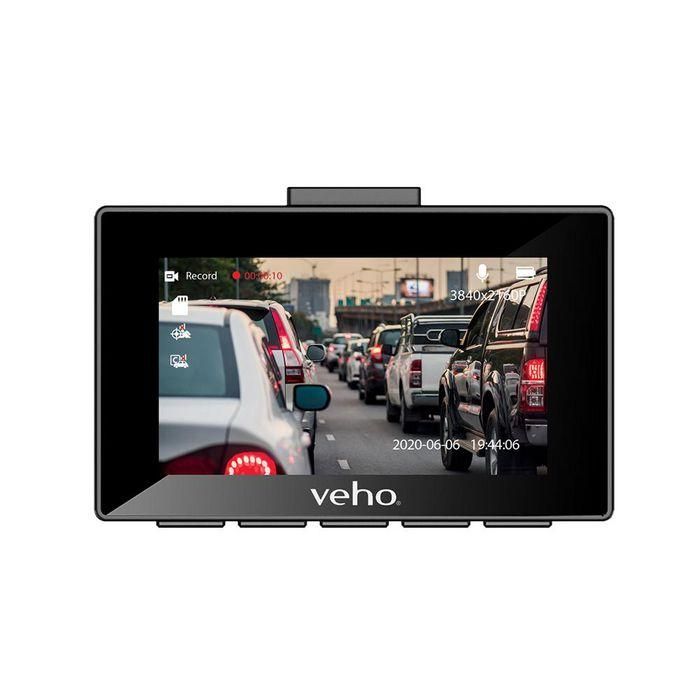 Veho Muvi KZ-2 Pro Dashcam 4K UHD con Detección de Movimiento, Sensor G, Grabación Automática y Protección de Archivos para Coche 6