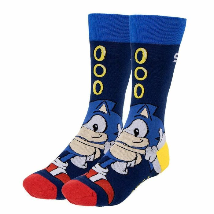 Cerdá Calcetines Sonic pack 3 piezas caja Talla 40/46 86% Algodón 12% Poliamida 2% Elastano Cerdá Calcetines Sonic pack 3 piezas caja Talla 40/46 86% Algodón 12% Poliamida 2% Elastano