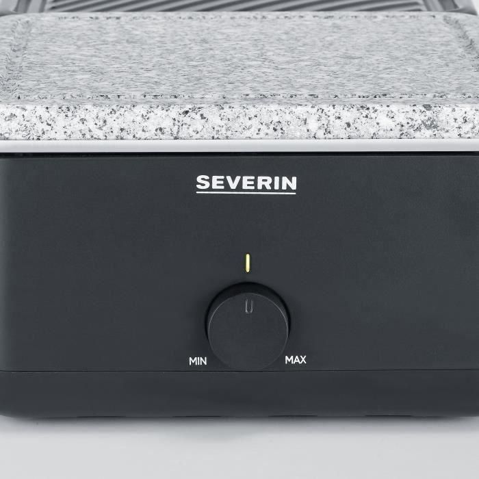 Severin RG2366 Parrilla Raclette 8 Personas con Placa Reversible de Piedra Natural y 8 Sartenes Negra 2 Severin RG2366 Parrilla Raclette 8 Personas con Placa Reversible de Piedra Natural y 8 Sartenes Negra 2