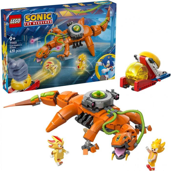 LEGO 77003 Set Construcción Sonic The Hedgehog Super Shadow Vs Biolizard, Esfera Velocidad, Minifiguras Super Sonic +9 Años 14 LEGO 77003 Set Construcción Sonic The Hedgehog Super Shadow Vs Biolizard, Esfera Velocidad, Minifiguras Super Sonic +9 Años 14