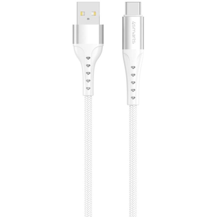 4smarts USB-A auf USB-C Kabel PrimeCord 18W 1.5m. weiss 2