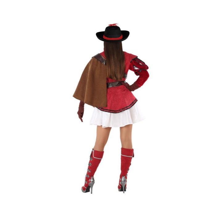Disfraz Mosquetera Rojo Mujer Adulto XS-S 2 Disfraz Mosquetera Rojo Mujer Adulto XS-S 2