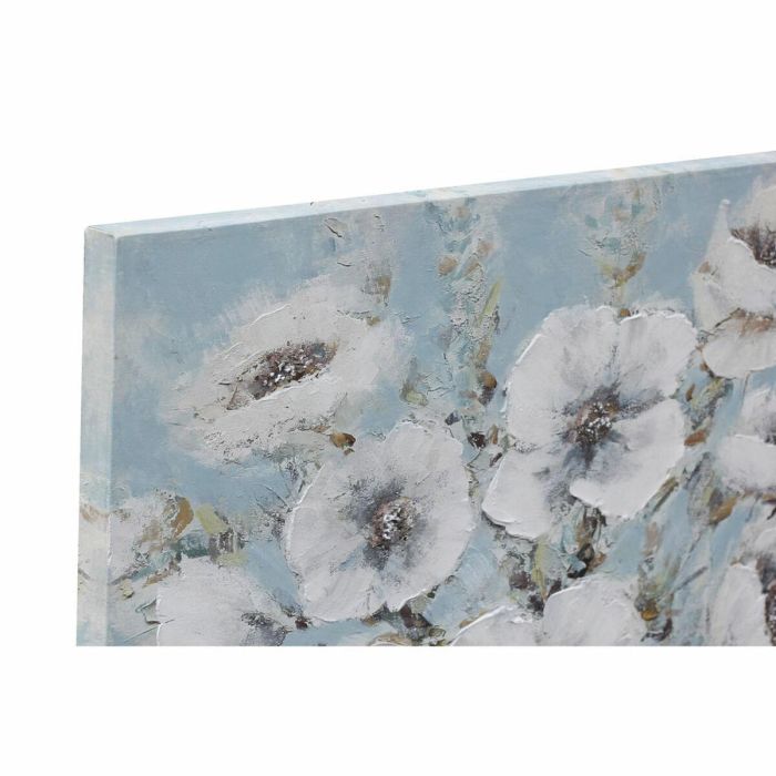 Cuadro DKD Home Decor 100 x 2,8 x 100 cm Jarrón Shabby Chic (2 Unidades) 2