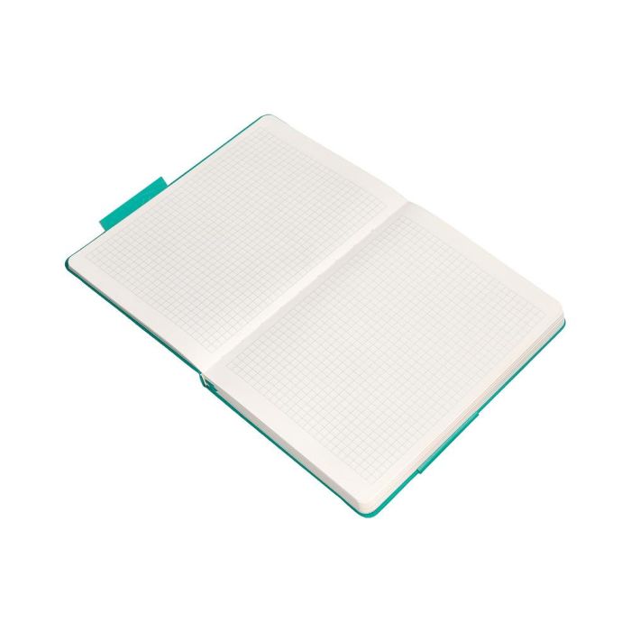 Cuaderno Con Gomilla Antartik Notes Tapa Dura A4 Hojas Cuadricula Turquesa 100 Hojas 80 gr Fsc 8