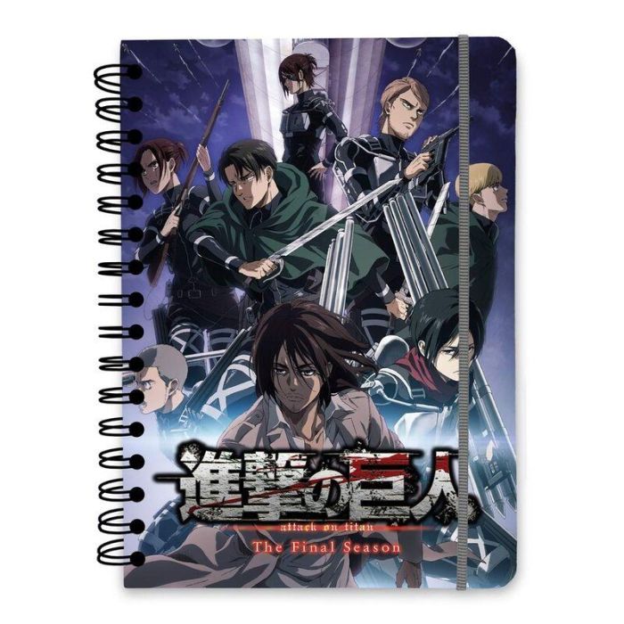 Cuaderno A5 Attack on Titan 0 Cuaderno A5 Attack on Titan 0