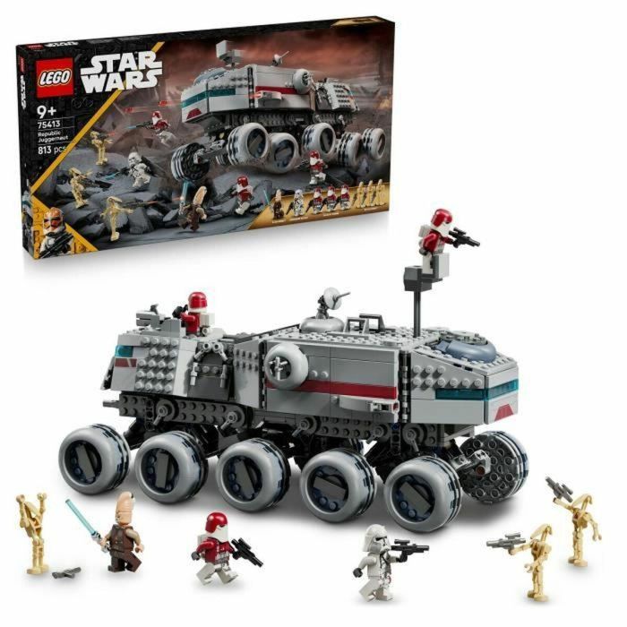 LEGO 75413 Star Wars The Clone Wars Republic Juggernaut - Juguete de construcción para niños de 9+ años