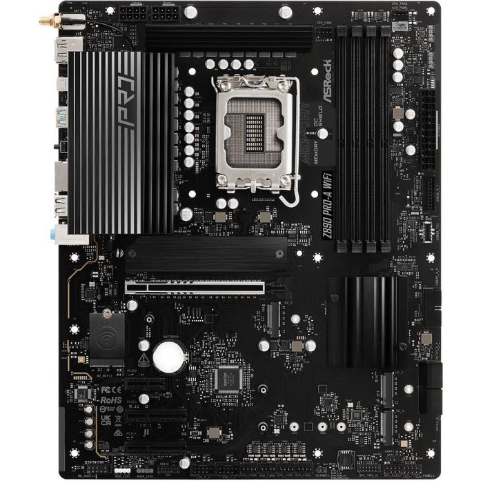 ASRock 1851 Z890 Pro-A Wifi DDR5 Placa Base Intel Z890 LGA 1851 para Intel Core Ultra (Series 2) Wi-Fi 6E BT 5.3 2 ASRock 1851 Z890 Pro-A Wifi DDR5 Placa Base Intel Z890 LGA 1851 para Intel Core Ultra (Series 2) Wi-Fi 6E BT 5.3 2
