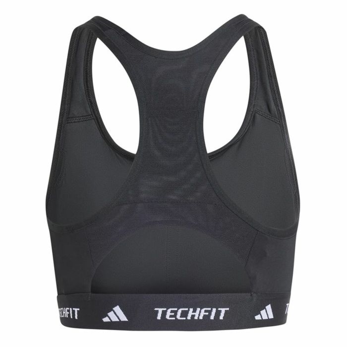 Sujetador Deportivo Adidas Techfit Medium Negro XS 3