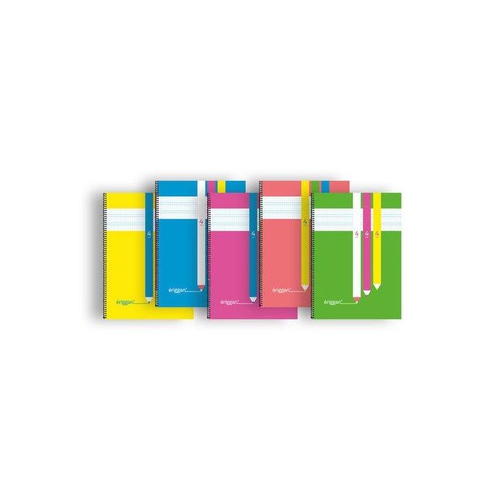 Lamela Bloc Eriggan Tapa Polipropileno Fº 80H 90G Cuadrovia 4 Mm (5 Col.Surt.)