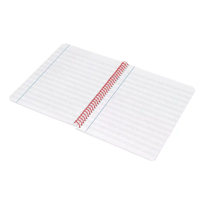 Liderpapel Cuaderno espiral Wonder A4 tapa plástico 80 hojas 90gr pauta ancha 3,5mm con margen color naranja 6