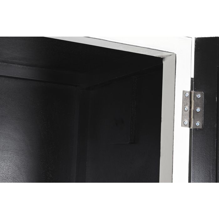 DKD Home Decor Armario Oriental de Madera de Álamo Blanco - Mueble de Almacenamiento con Diseño Exótico - 180 Alto x 110 Ancho x 50 Profundo cm 7