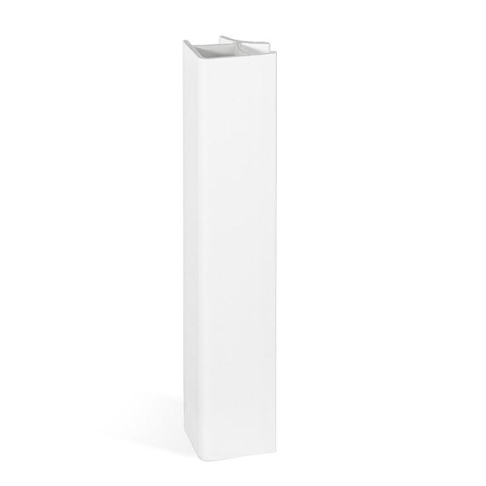 Angulo Rígido Para Zócalo Zesio H80 - H100 - H147 - H164 Acabado Plata/Blanco Acabado Blanco Altura (H) 147 Herrajes Fab.Nacional Angulo Rígido Para Zócalo Zesio H80 - H100 - H147 - H164 Acabado Plata/Blanco Acabado Blanco Altura (H) 147 Herrajes Fab.Nacional